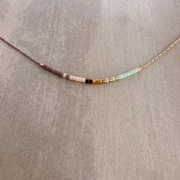 Savannah - Minimalist Rose Gold Necklace