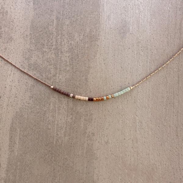 Savannah - Minimalist Rose Gold Necklace