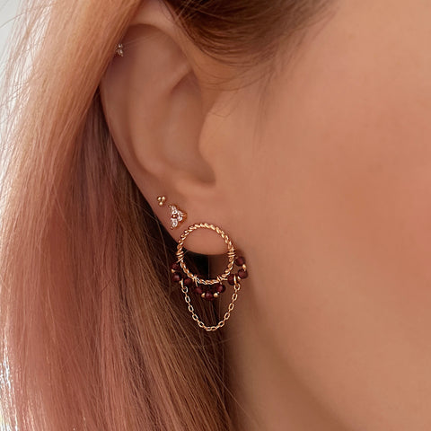Edna - Gemstone Earrings