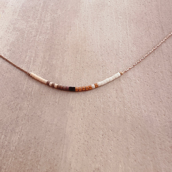 Savannah - Minimalist Rose Gold Necklace