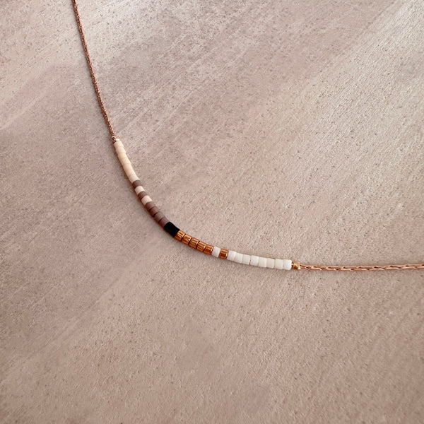 Savannah - Minimalist Rose Gold Necklace