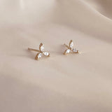 Marinda - Boucles Fleur CZ
