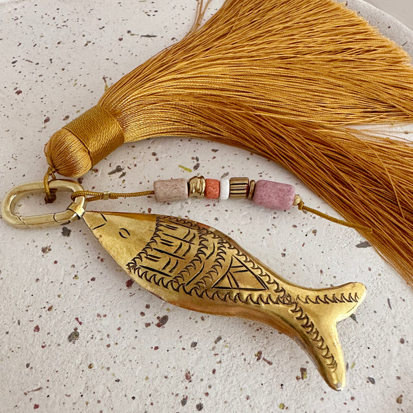 Kenna - Boho Fish Purse Charm