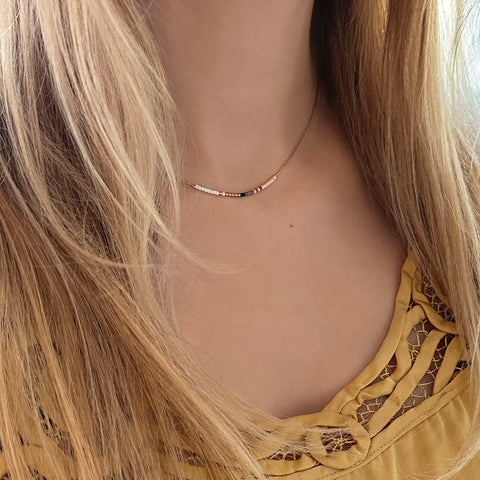 Savannah - Minimalist Rose Gold Necklace