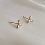 Marinda - Boucles Fleur CZ