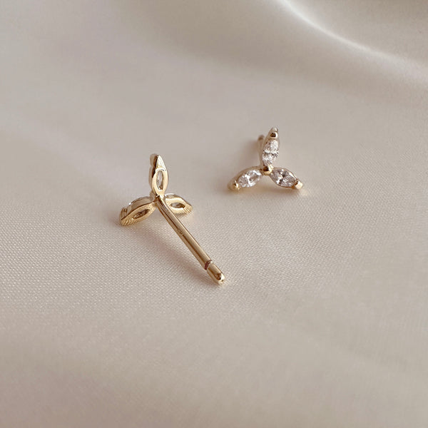 Marinda - Boucles Fleur CZ