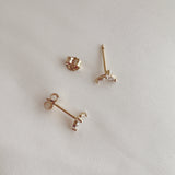 Marinda - Boucles Fleur CZ
