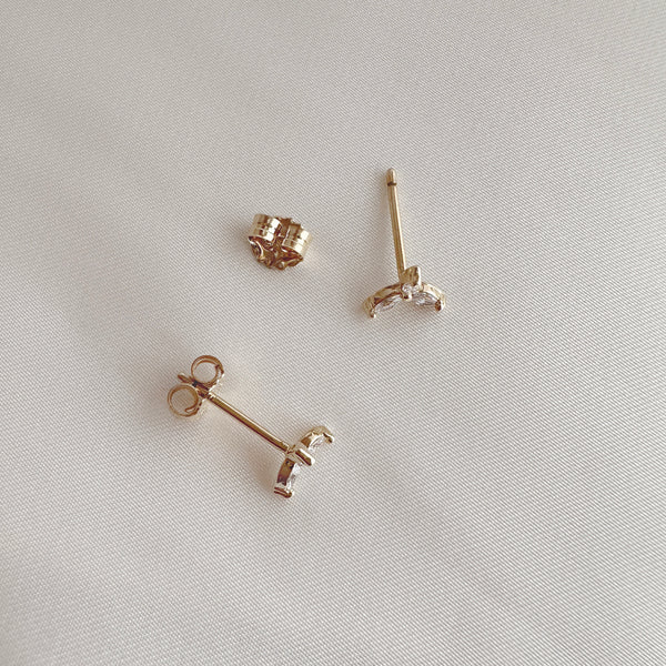 Marinda - Boucles Fleur CZ