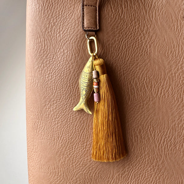 Kenna - Boho Fish Purse Charm
