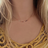 Savannah - Minimalist Rose Gold Necklace