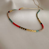 Estella - Multicolor Beaded Necklace