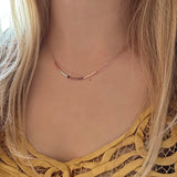 Elvira - Collier Double Rose Gold Minimaliste