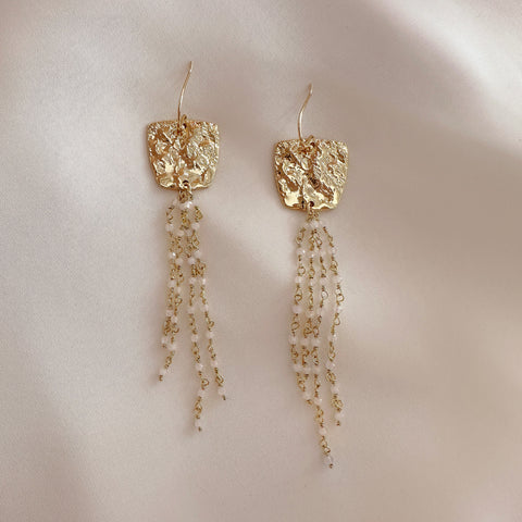 Sera - Boucles Longues en Gemme