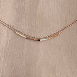 Elvira - Collier Double Rose Gold Minimaliste