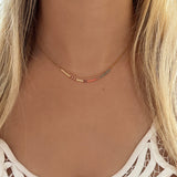 Elvira - Multicolor Dainty Double Necklace