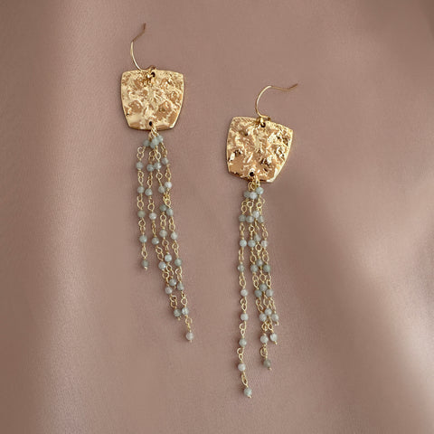 Sera - Boucles Longues en Gemme