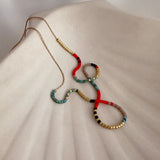 Estella - Multicolor Beaded Necklace