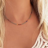Estella - Multicolor Beaded Necklace