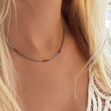 Estella - Multicolor Beaded Necklace
