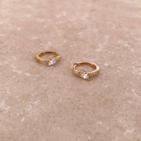 Saskia - Créoles Elegantes CZ