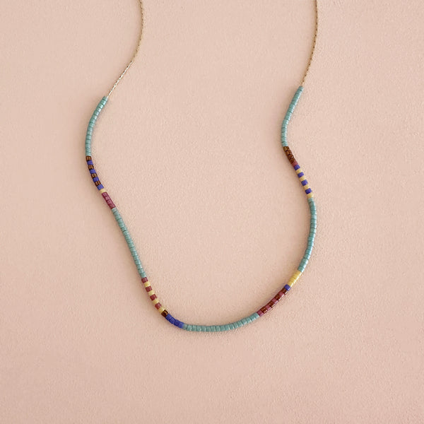 Estella - Multicolor Beaded Necklace