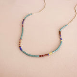 Estella - Multicolor Beaded Necklace