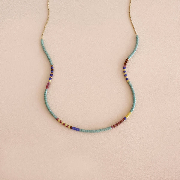 Estella - Multicolor Beaded Necklace