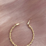 Trista - Large Twisted Hoops