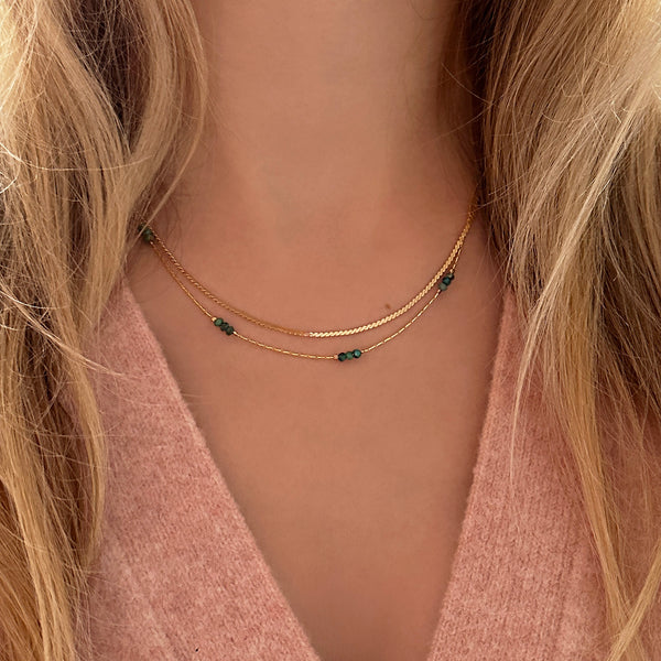 Bridget - Dainty Turquoise Necklace