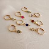 Somya - Mini Créoles Gemme