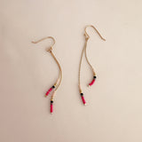 Candyce - Boucles Chaîne Perlée