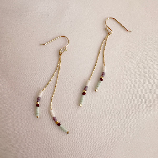 Candyce - Boucles Chaîne Perlée