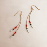 Candyce - Boucles Chaîne Perlée