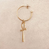 Ayana - Ankh Key Hoops