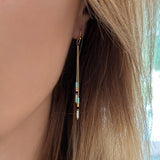 Candyce - Boucles Chaîne Perlée