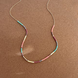 Estella - Multicolor Beaded Necklace