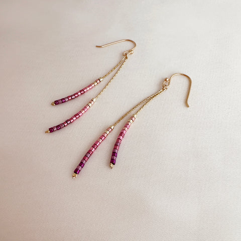 Candyce - Beaded Ombré Earrings