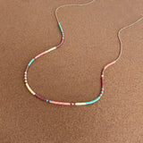 Estella - Multicolor Beaded Necklace