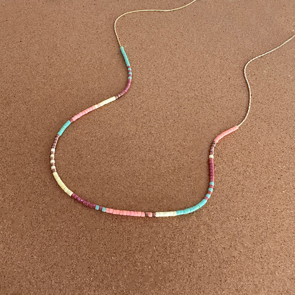 Estella - Multicolor Beaded Necklace