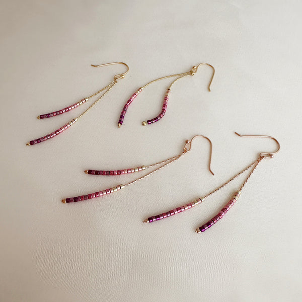 Candyce - Beaded Ombré Earrings