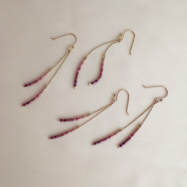 Candyce - Beaded Ombré Earrings