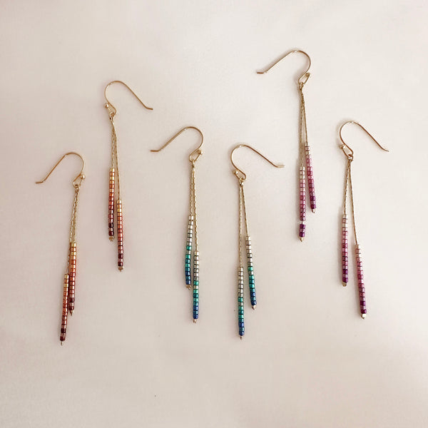 Candyce - Beaded Ombré Earrings