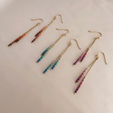 Candyce - Beaded Ombré Earrings