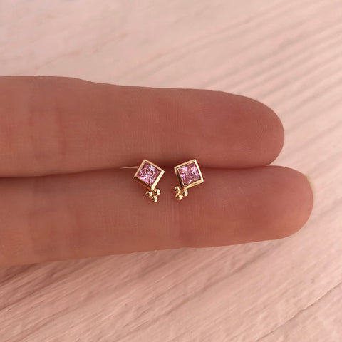 Lindy - CZ Stud Earrings