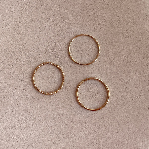 Brandy - Set de 3 Bagues