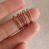 Cecily - Dainty Hammered Ring