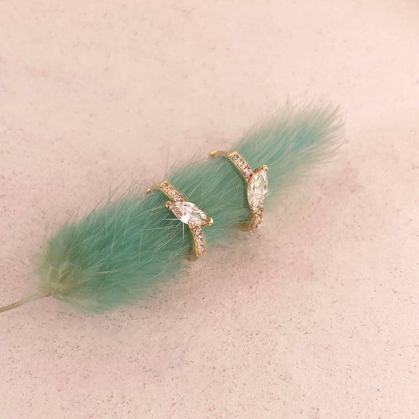 Saskia - Créoles Elegantes CZ