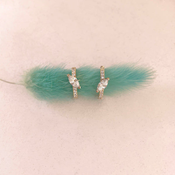 Saskia - Créoles Elegantes CZ