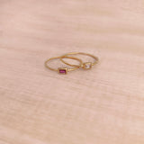 Eura - Dainty Crystal Ring