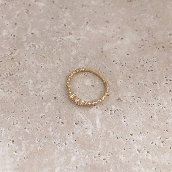Sareena - Bague Triple CZ